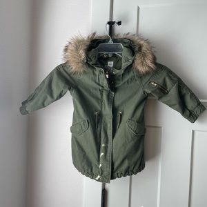 Parka Baby Gap Toddler Green